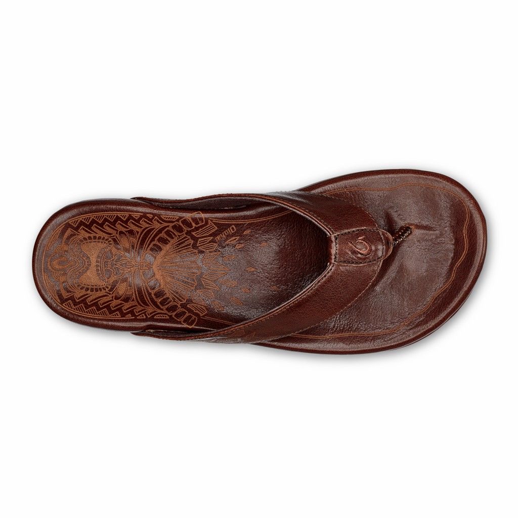 Sandalias Olukai Kūlia - Chanclas Hombre Cafes 20651-038